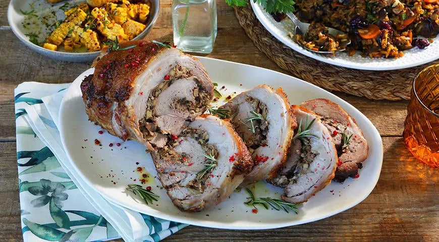 Ham Roll with Mushrooms and Herbs - Walfosbrand.com