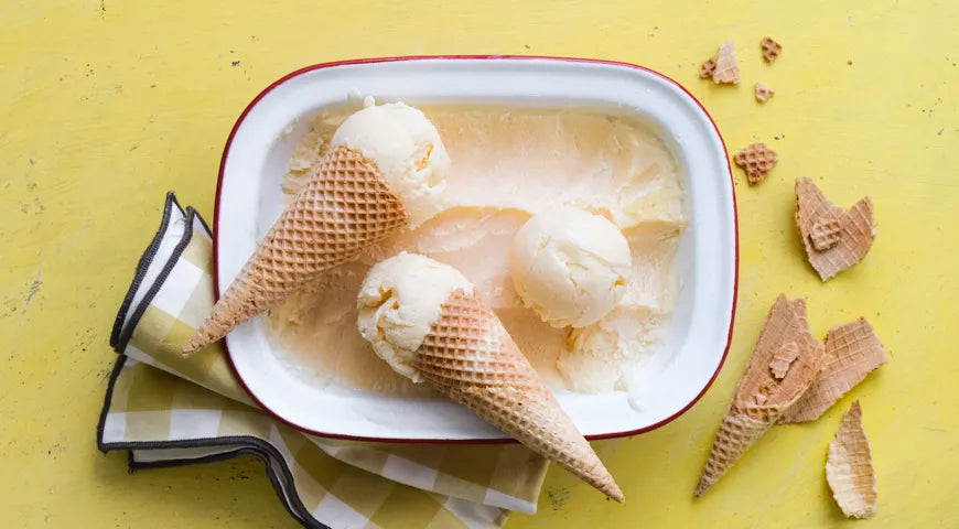 Luxurious Homemade Ice Cream with Sweetened Condensed Milk and Eggs - Walfosbrand.com