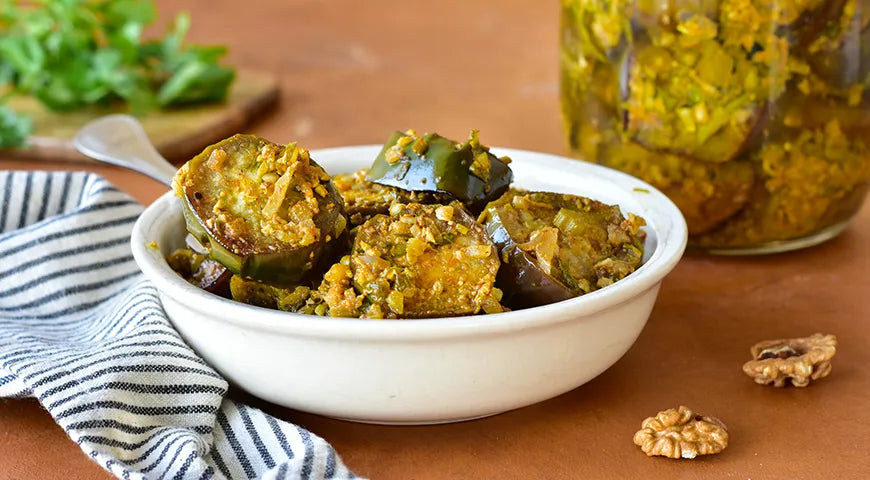 Winter Eggplants Without Sterilization (Baklazhany na Zimu) - Walfosbrand.com
