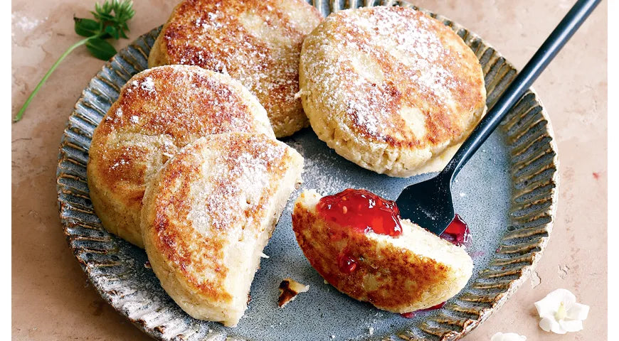 Cottage Cheese Syrniki with Rice Flour and Coconut Flakes - Walfosbrand.com