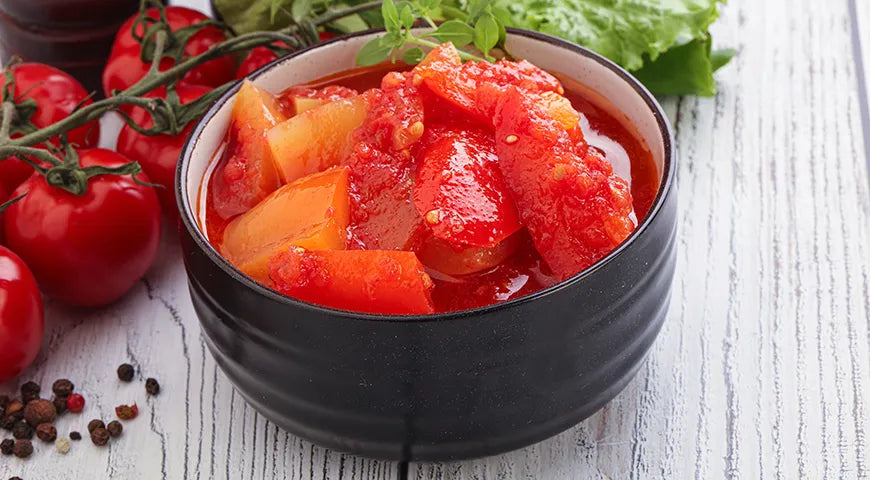 Patisson and Bell Pepper Lecho - Walfosbrand.com