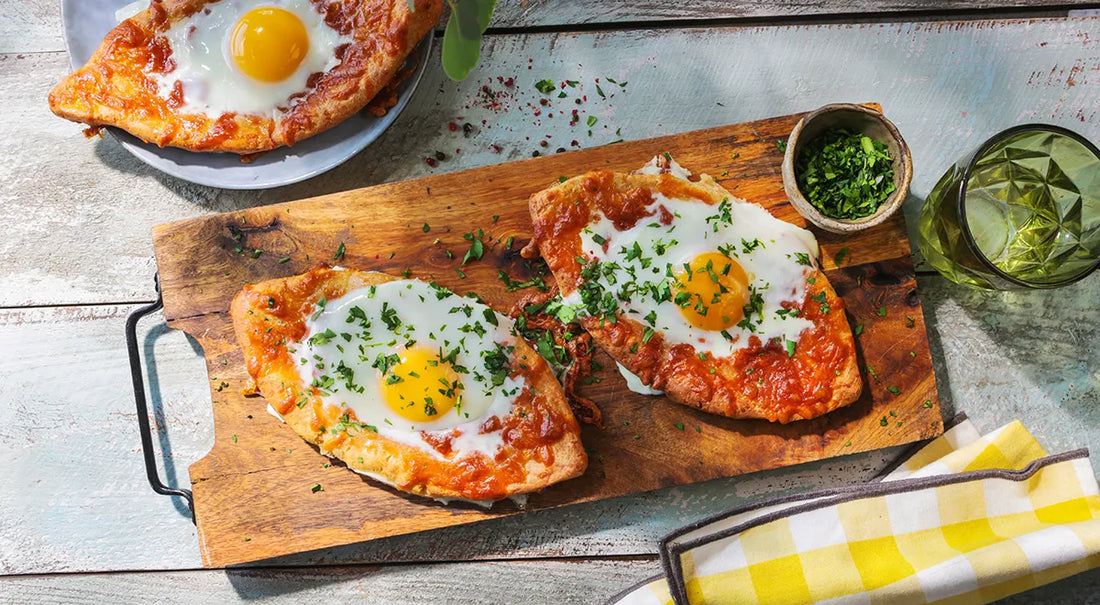 Healthy Adjarian Khachapuri with Cheese in the Oven - Walfosbrand.com