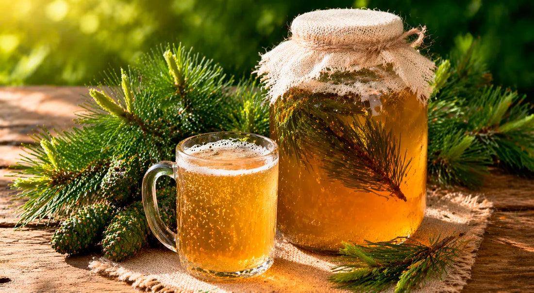 Pine Needle Kvass Recipe: Wild Fermented Drink - Walfosbrand.com