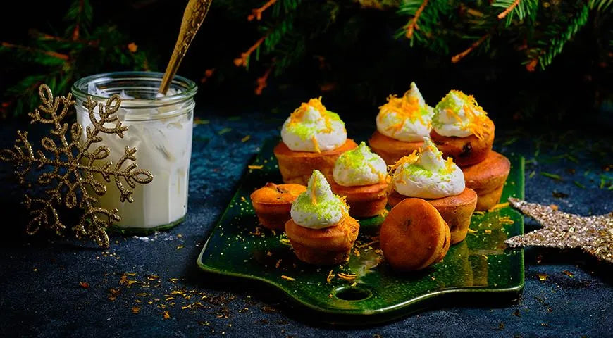 Mandarin Muffins with Dried Cranberries - Walfosbrand.com