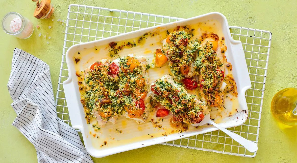 Baked Cod in Provencal Style with Tomatoes - Walfosbrand.com