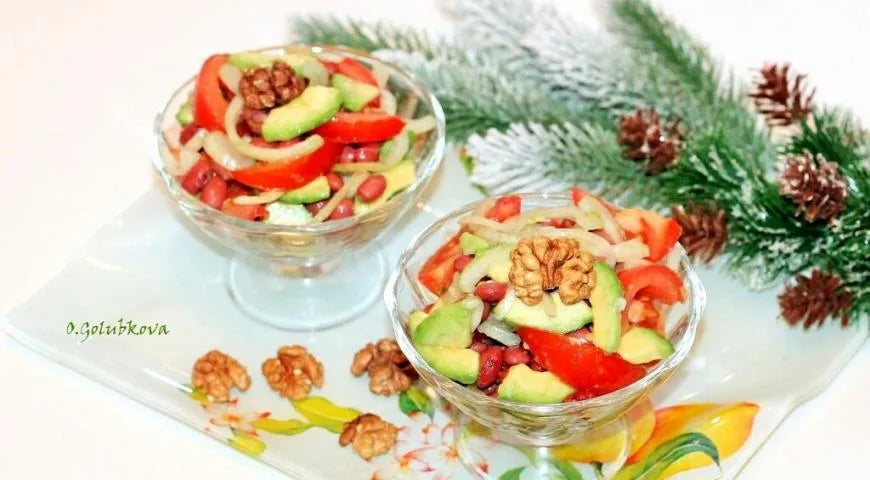 Bean Salad with Avocado and Tomatoes: A Vibrant Russian-Inspired Dish - Walfosbrand.com