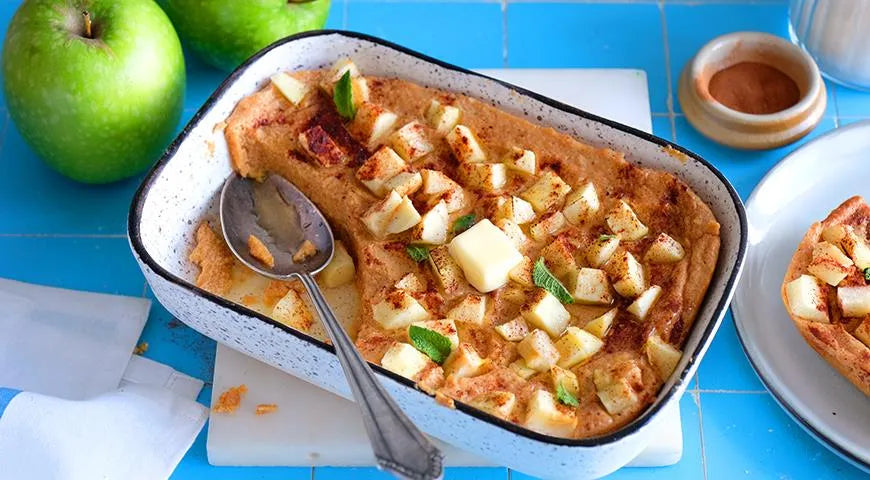 Microwave Cottage Cheese Casserole with Apple and Cinnamon - Walfosbrand.com