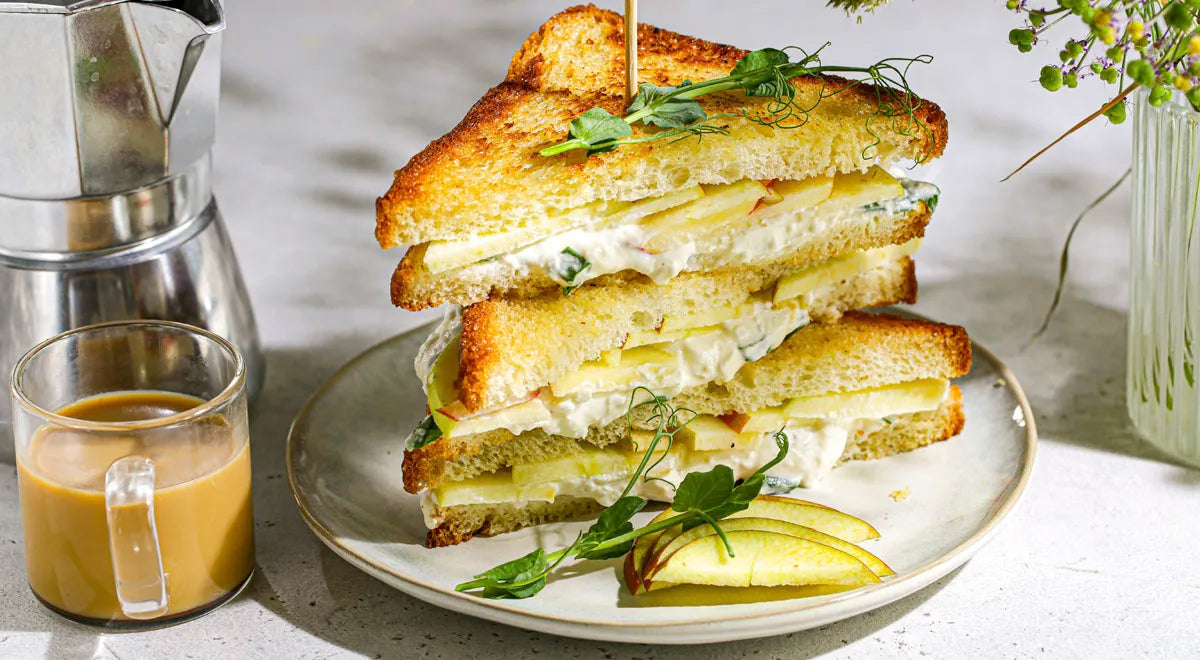 Fried Sandwiches with Feta and Apple - Walfosbrand.com