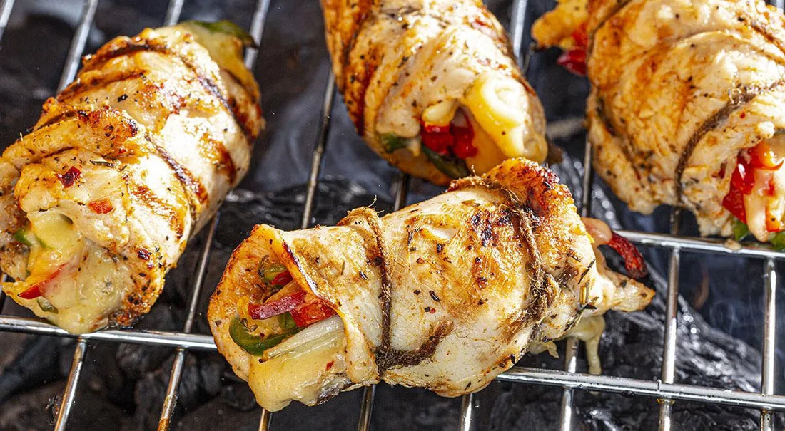 Grilled Turkey Rolls with Bell Peppers - Walfosbrand.com