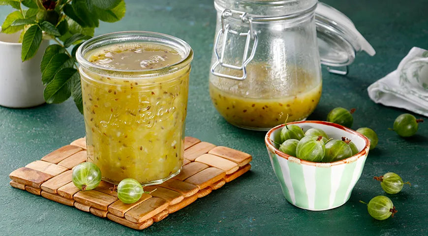 Gooseberry & Lemon Preserve with Mint - Walfosbrand.com