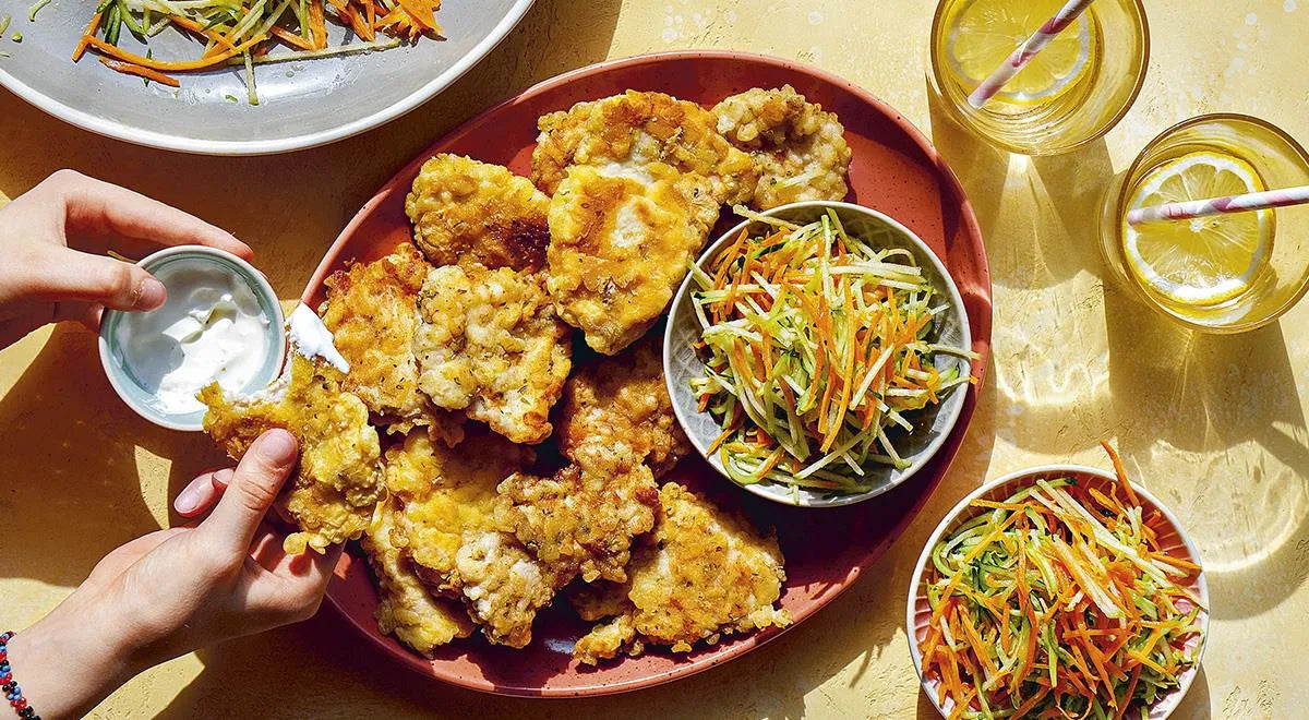 Turkey Nuggets with Carrot Salad - Walfosbrand.com