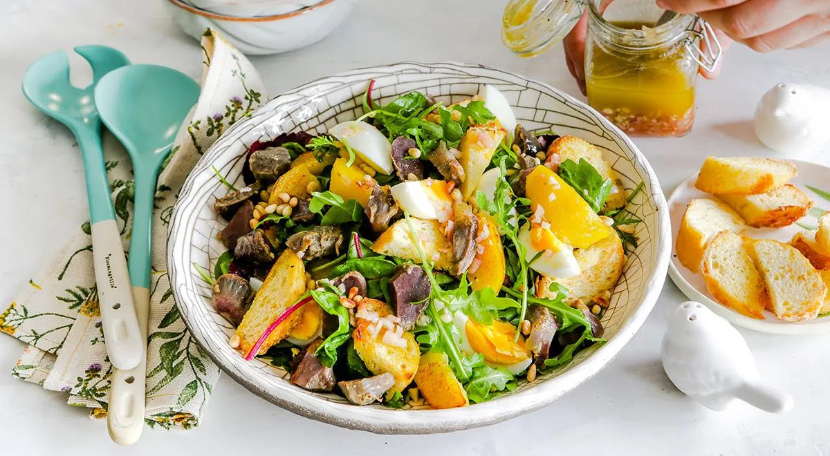 French-Style Salad with Duck Gizzards Confit - Walfosbrand.com