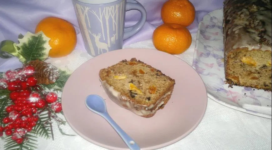 New Year's Mandarin and Dried Fruit Loaf Cake - Walfosbrand.com