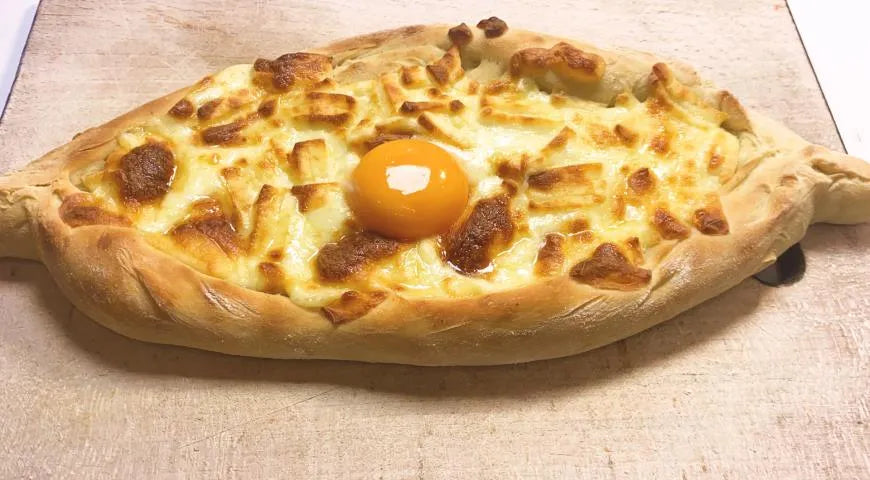 Khachapuri with Suluguni (Yeast Dough) - Walfosbrand.com