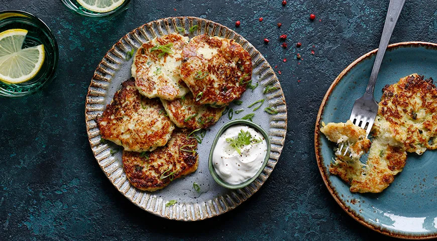 Flourless Zucchini Pancakes with Cheese (Gluten-Free) - Walfosbrand.com