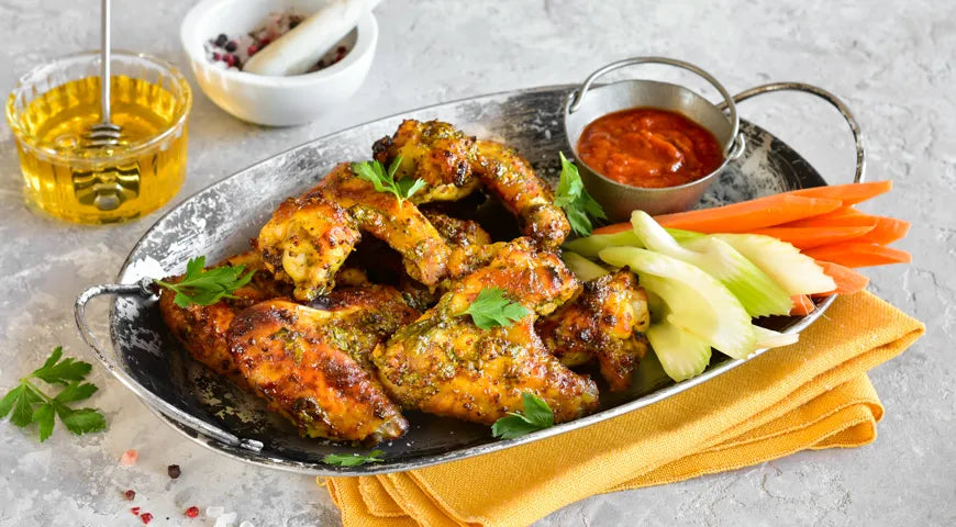 Honey Mustard Chicken Wings - Walfosbrand.com