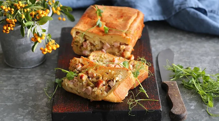 Smoked Carbonade and Olive Pie – A Hearty Russian Savory Loaf - Walfosbrand.com