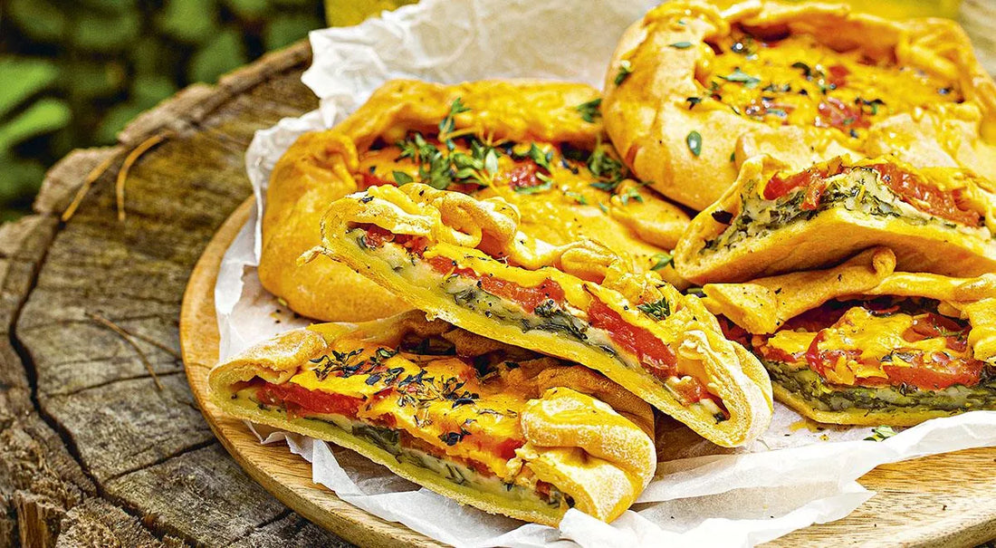 Artisanal Cheese and Tomato Galettes with Fresh Herbs - Walfosbrand.com