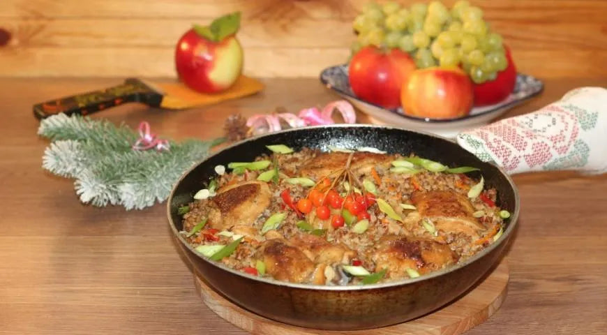 Marinated Chicken with Creamy Buckwheat - Walfosbrand.com