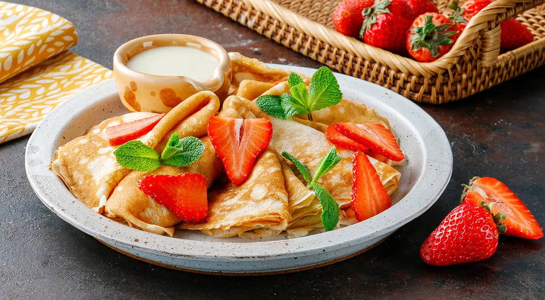 Three-Glass Kefir Pancakes (Blini) - Walfosbrand.com