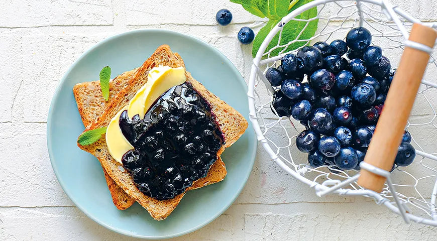 Blueberry and Lime Jam with Mint - Walfosbrand.com
