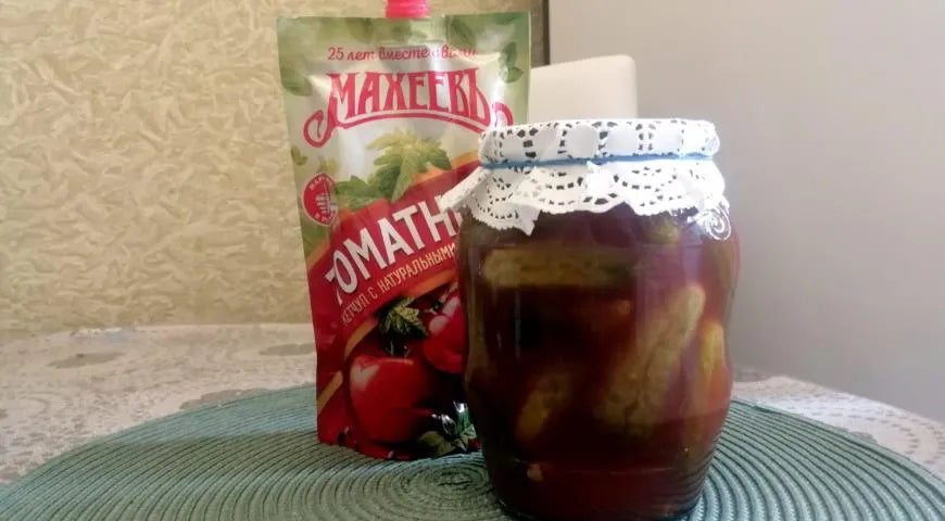 Crispy Cucumbers with Maheev Ketchup for Winter - Walfosbrand.com