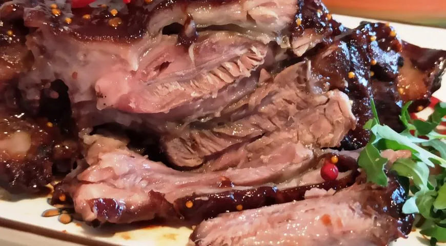 Cherry Pork Knuckle in Spicy Tomato Glaze - Walfosbrand.com