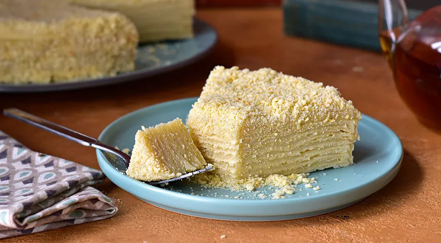 Soviet Napoleon Cake (Торт Наполеон советский) - Walfosbrand.com