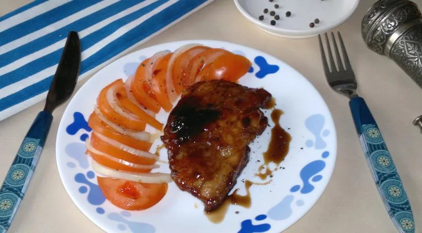 Glazed Pork with Pomegranate and Soy Sauce - Walfosbrand.com