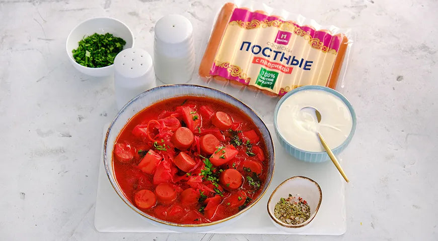 Borscht with Sauerkraut and Sausages - Walfosbrand.com