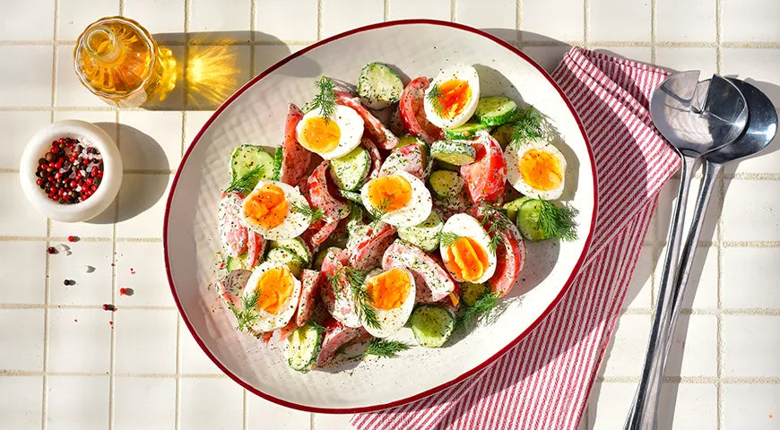 Vegetable Salad with Dill Dressing - Walfosbrand.com