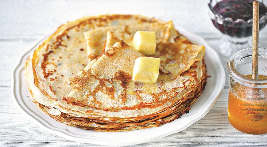Thin Milk Crepes (Tonkie Blinchiki na Moloke) - Walfosbrand.com