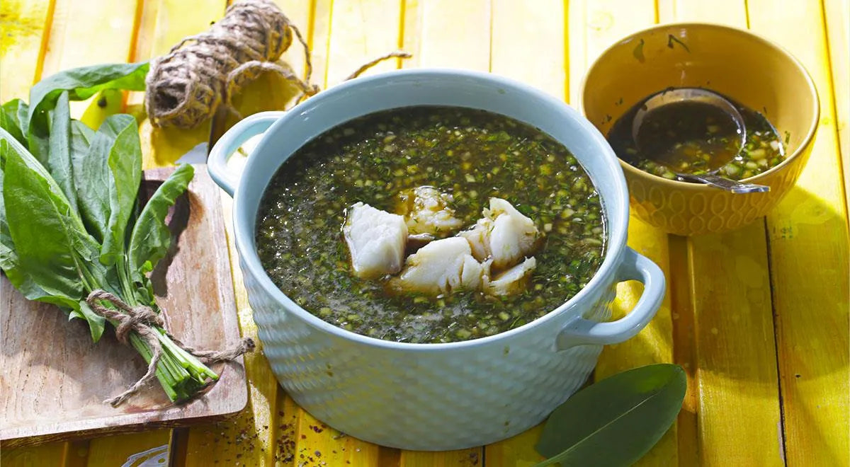Fish Botvinya with Sorrel and Nettle - Walfosbrand.com