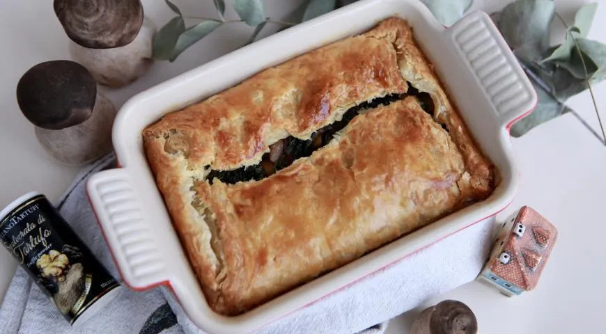 Savory Liver and Mushroom Pie (Zakusochnyi Pirog s Pechenyu i Gribami) - Walfosbrand.com
