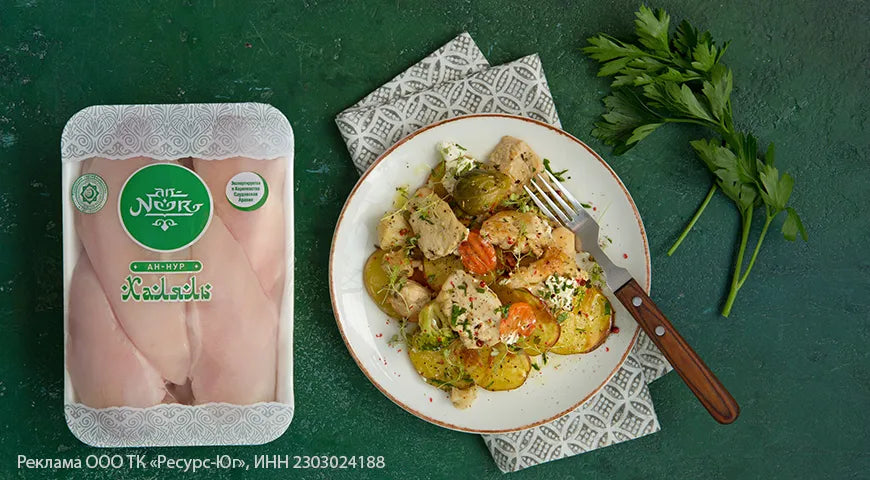 Potato and Chicken Casserole with Creamy Herb Topping - Walfosbrand.com
