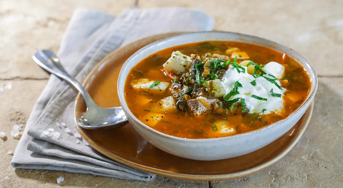 Green Borscht with Sorrel and Tomato - Walfosbrand.com