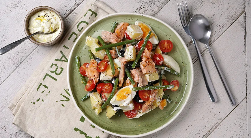 Nicoise Salad with Salmon - Walfosbrand.com