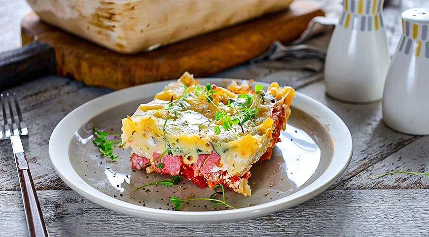 Oven-Baked Macaroni with Sausage - Walfosbrand.com