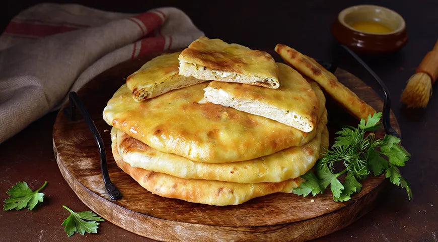 Khachapuri with Brynza (Georgian Cheese Bread) - Walfosbrand.com