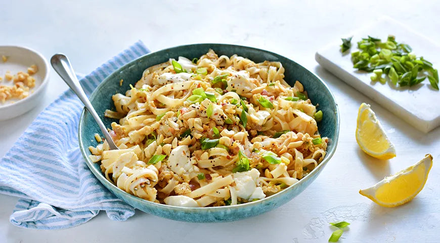 Rice Noodles with Tofu and Egg - Walfosbrand.com