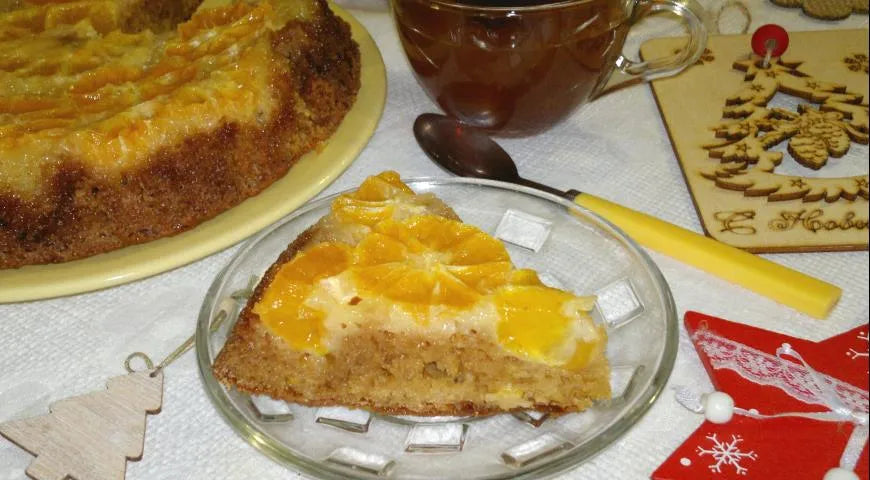Mandarin Upside-Down Cake - Walfosbrand.com
