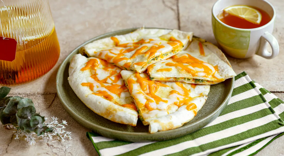 Crispy Cheese Tortilla Recipe with Egg and Herbs - Walfosbrand.com