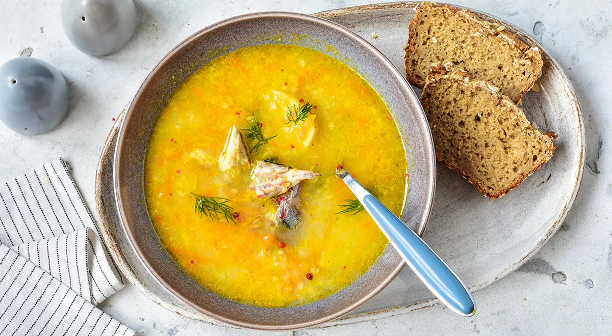 Mackerel Soup from Frozen Fish - Walfosbrand.com