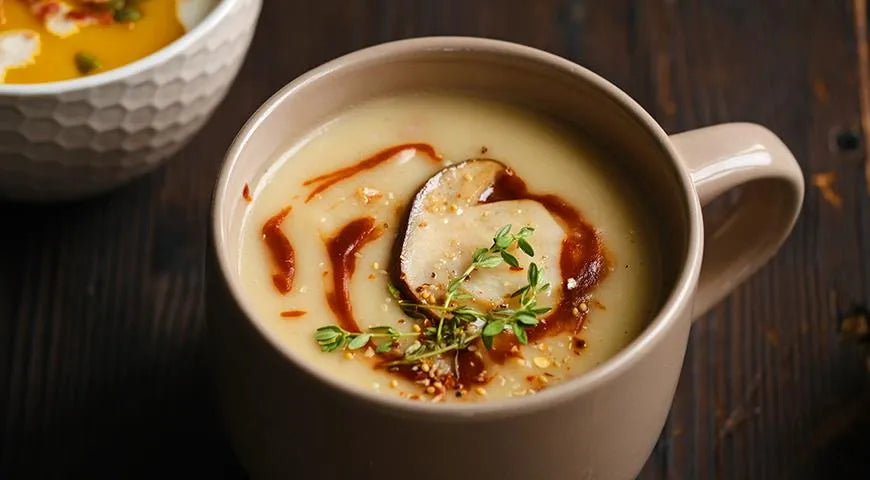 Creamy Potato and Porcini Mushroom Soup - Walfosbrand.com
