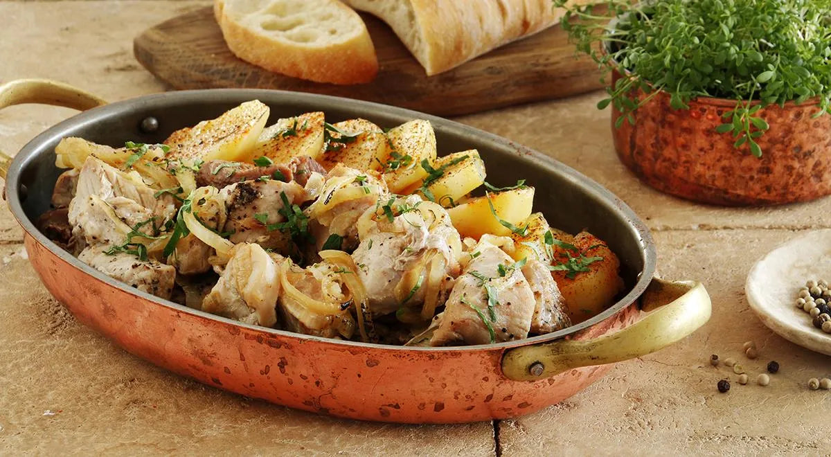 Pork and Potatoes Baked in a Sleeve - Walfosbrand.com