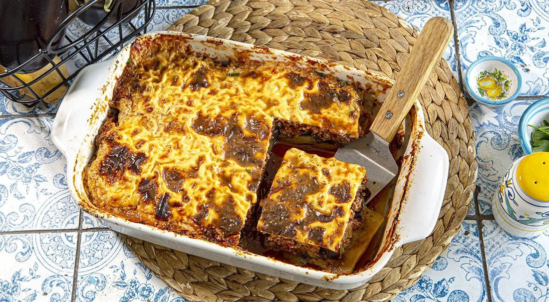 Classic Greek Moussaka by Nikolaos Tselementes - Walfosbrand.com