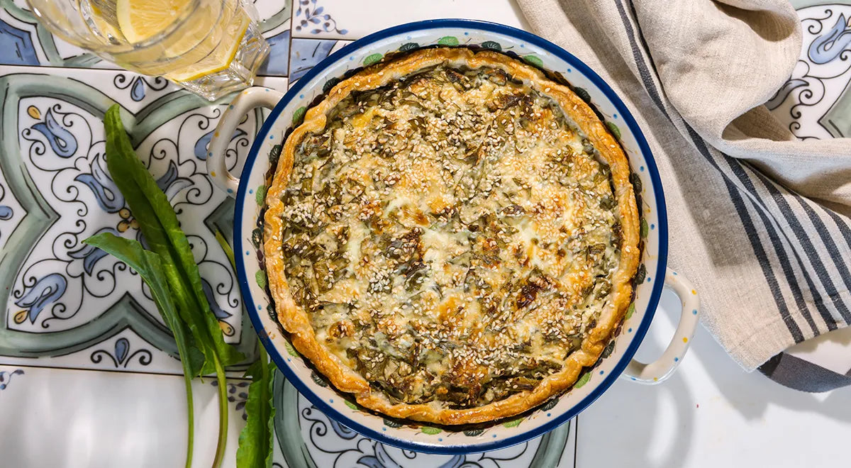 Savoury Sorrel & Curd Cheese Puff Pastry Pie - Walfosbrand.com
