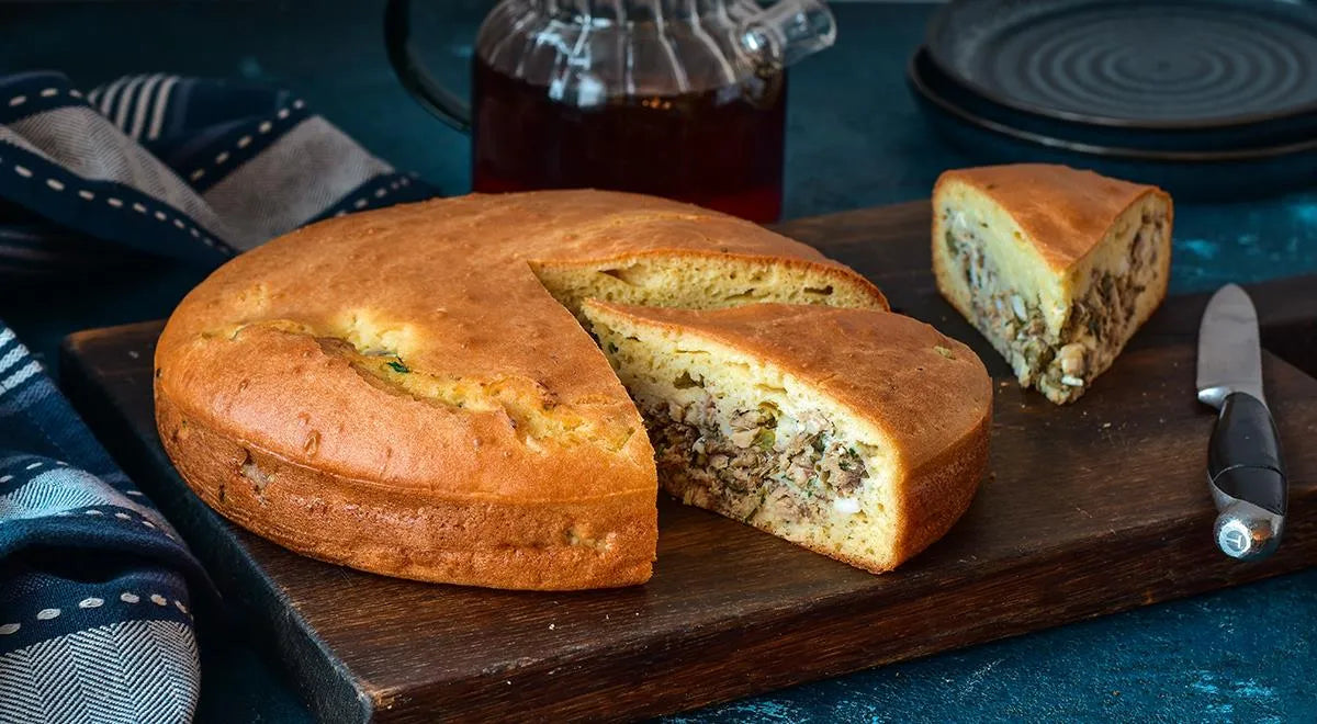 Jellied Fish Pie with Canned Fish and Sour Cream - Walfosbrand.com