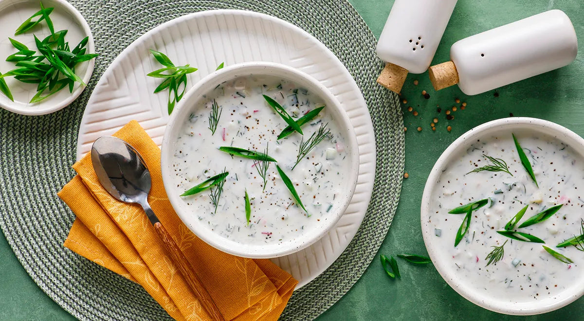 Healthy Chicken Okroshka on Kefir - Walfosbrand.com
