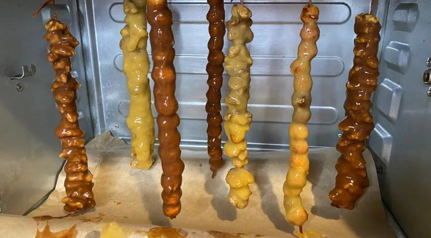 Georgian Snickers - Homemade Churchkhela and Pelamushi - Walfosbrand.com